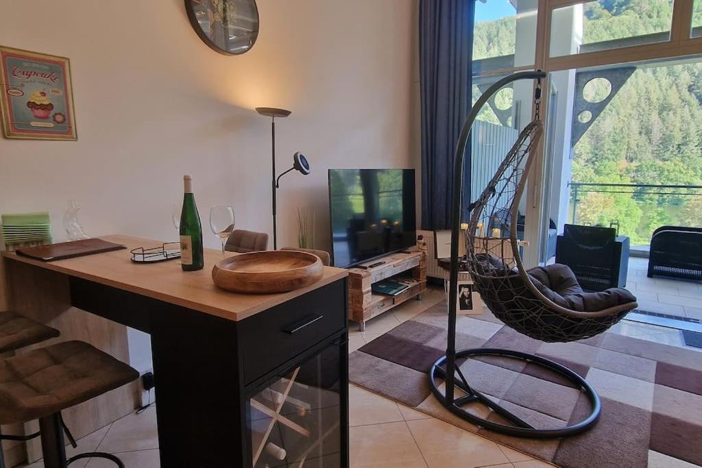 Wohnwerk: Penthouse - Moselblick Apartment Traben-Trarbach Exterior foto